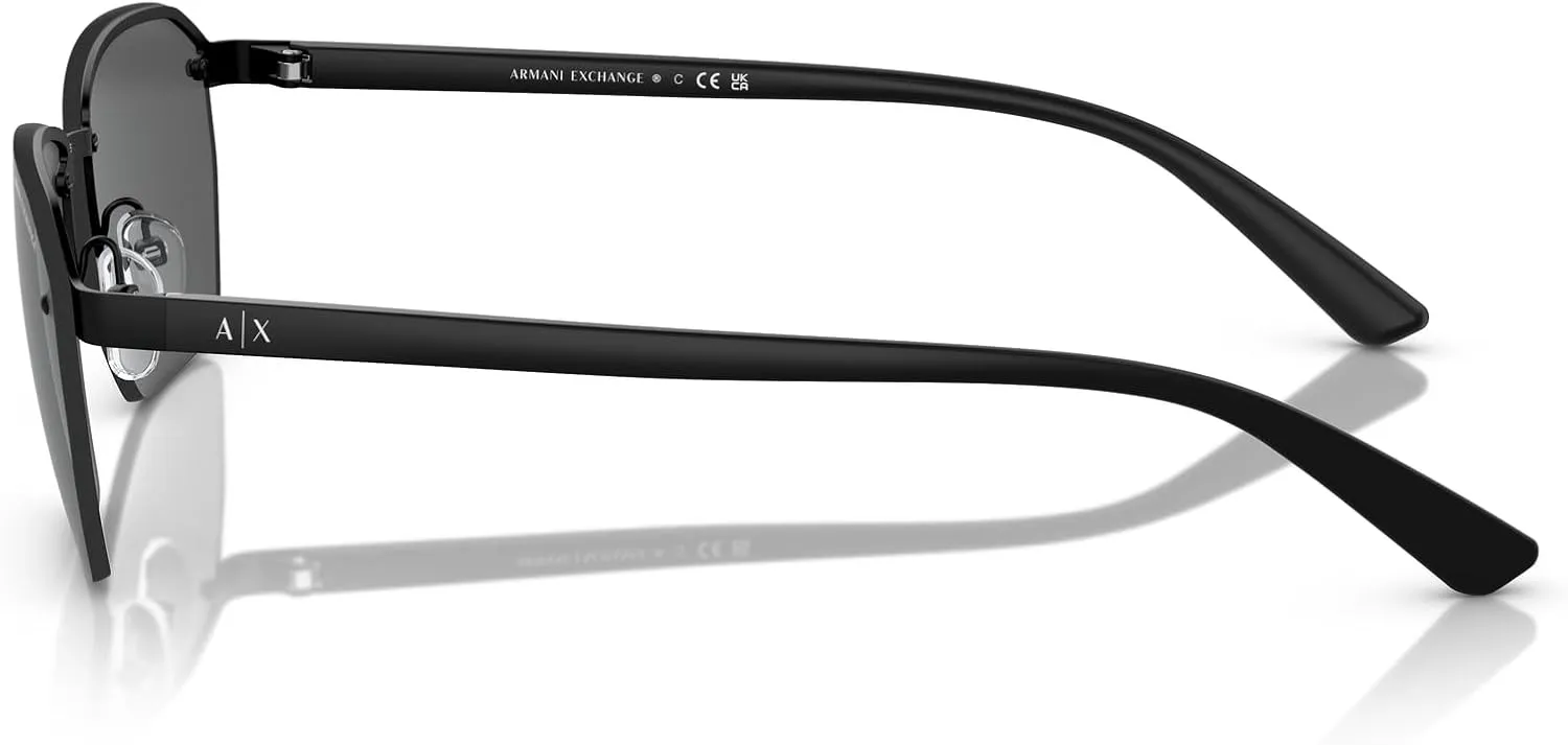 Armani Exchange Men's Ax2048s Rectangular Sunglasses