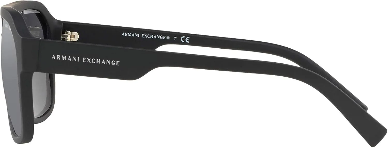 Armani Exchange Men's Ax4074s Rectangular Sunglasses