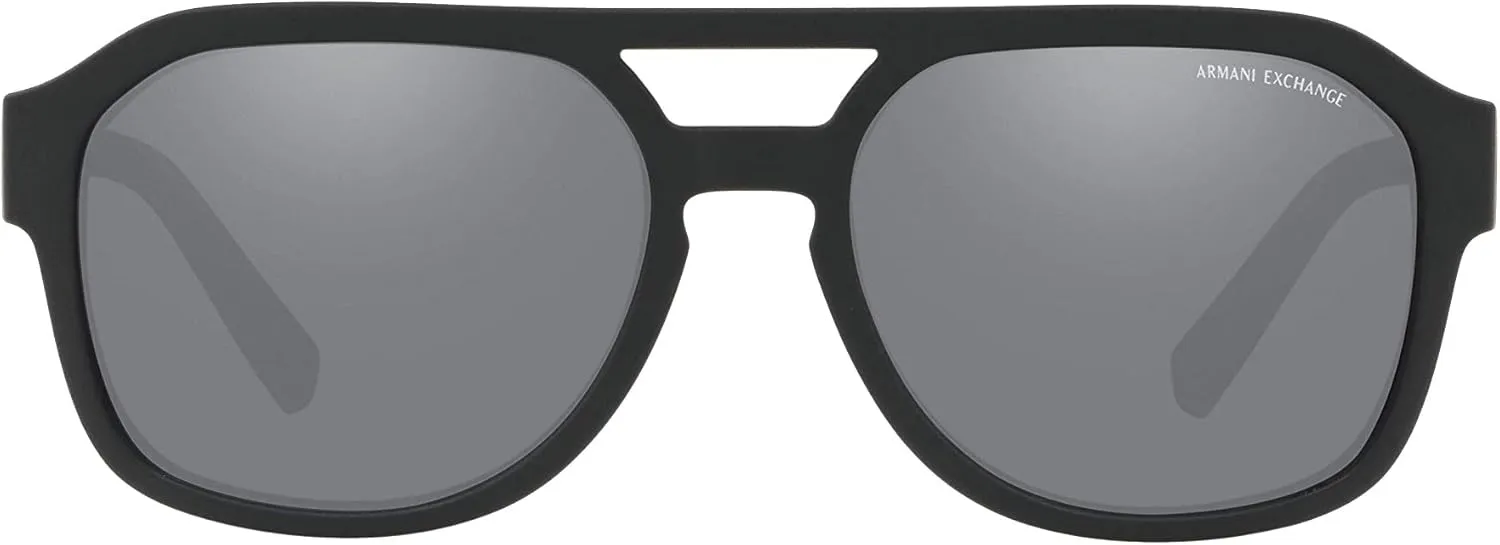 Armani Exchange Men's Ax4074s Rectangular Sunglasses