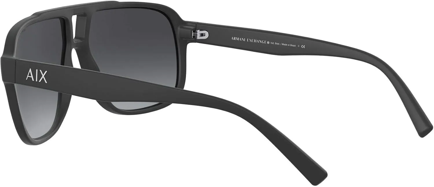 Armani Exchange Men's Ax4104s Rectangular Sunglasses