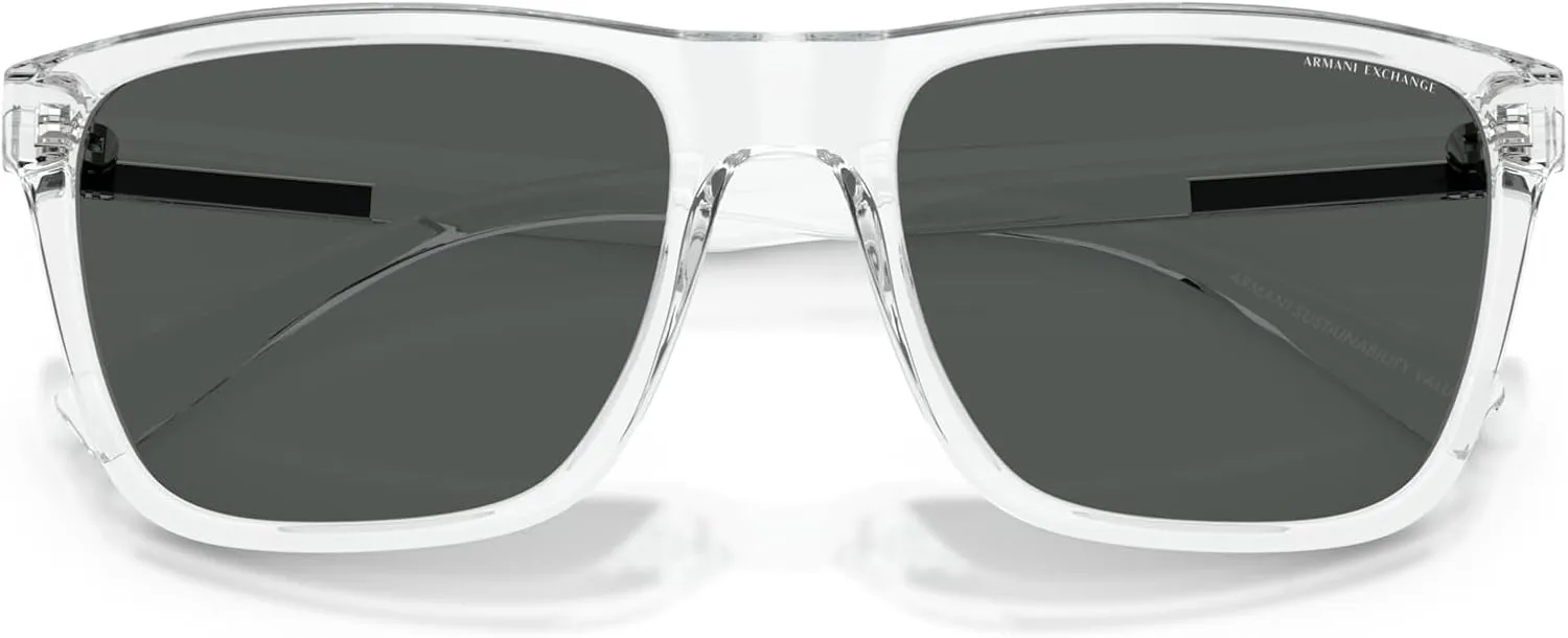 Armani Exchange Men's Ax4104s Rectangular Sunglasses
