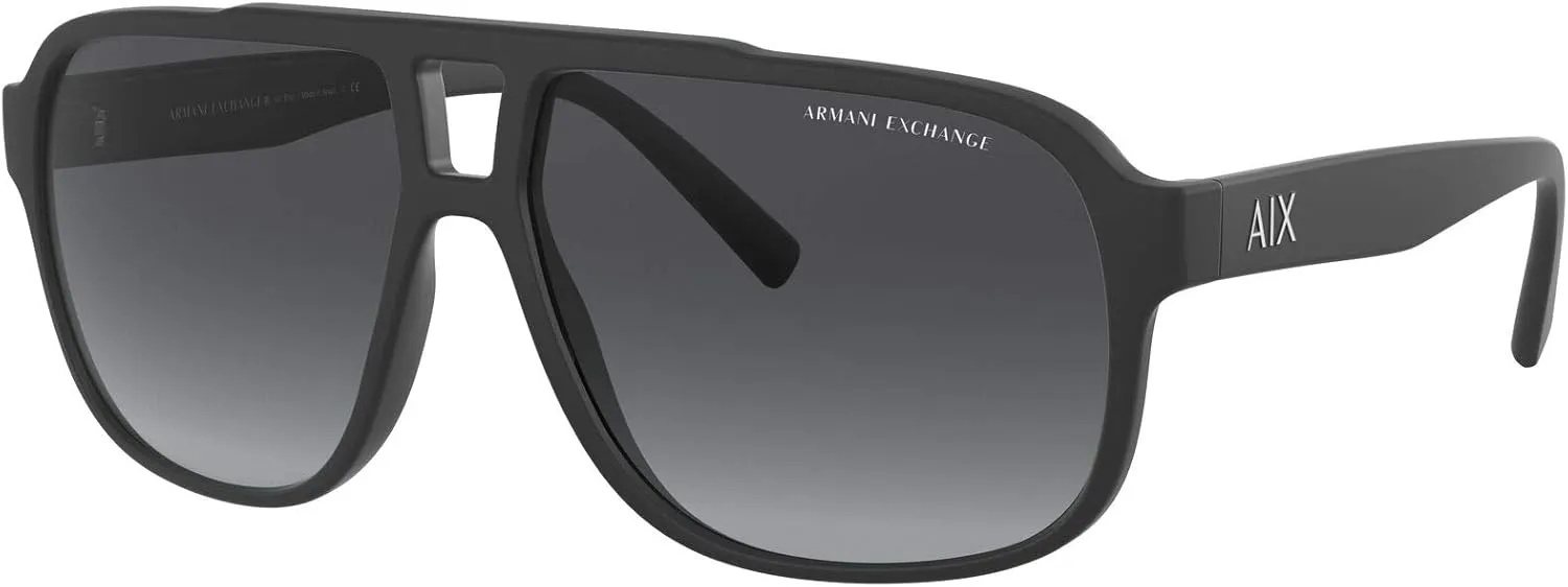 Armani Exchange Men's Ax4104s Rectangular Sunglasses