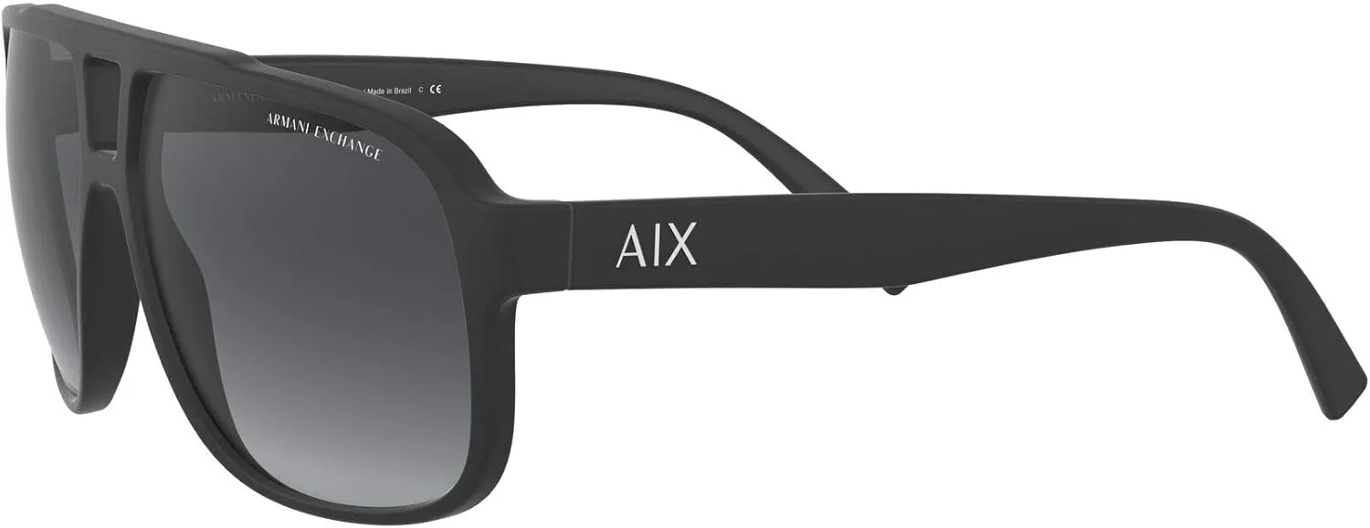 Armani Exchange Men's Ax4104s Rectangular Sunglasses