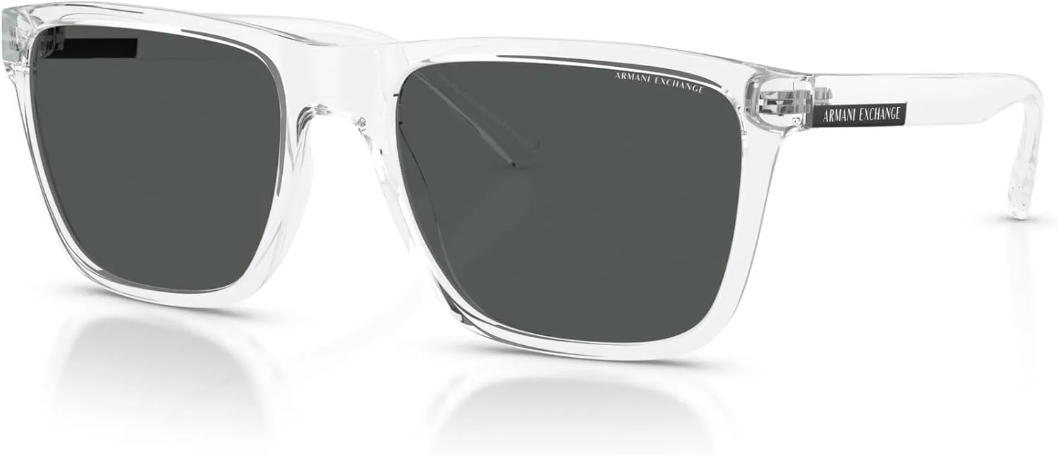 Armani Exchange Men's Ax4104s Rectangular Sunglasses