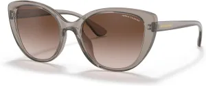 Armani Exchange Women's Ax4111su Universal Fit Cat Eye Sunglasses