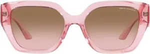 Armani Exchange Women's Ax4125su Universal Fit Rectangular Sunglasses