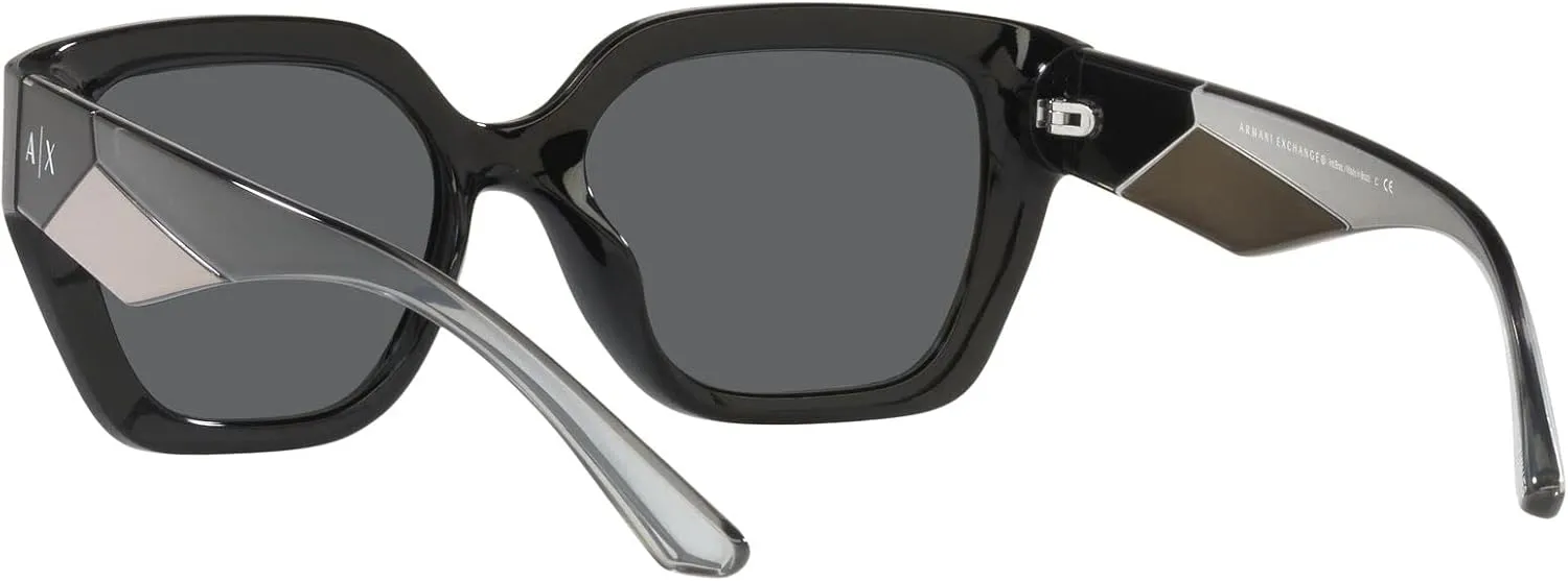 Armani Exchange Women's Ax4125su Universal Fit Rectangular Sunglasses