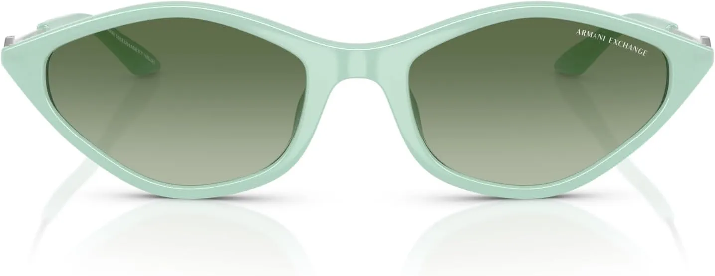 Armani Exchange Women's Ax4152su Universal Fit Oval Sunglasses
