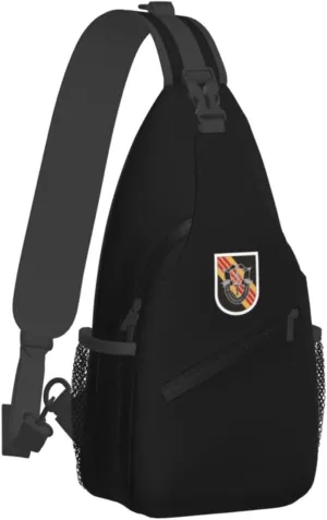 Army 5th Special Forces Group Vietnam Sling Bag for Men, Small Crossbody Sling Bags, Mini Water Resistant Shoulder Daypack for Travel, Anti Thief Chest Bag for Hiking