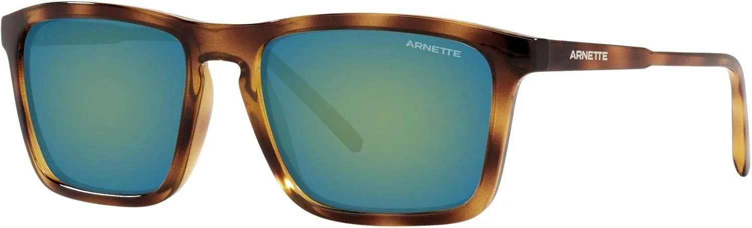 ARNETTE Man Sunglasses Black Frame, Dark Grey Lenses, 56MM