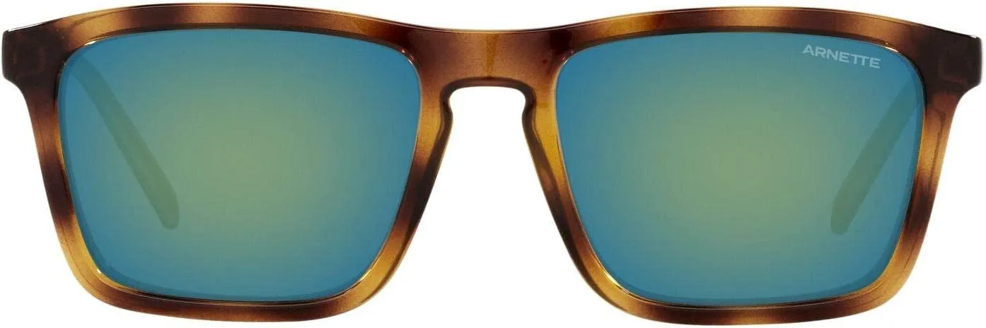 ARNETTE Man Sunglasses Black Frame, Dark Grey Lenses, 56MM