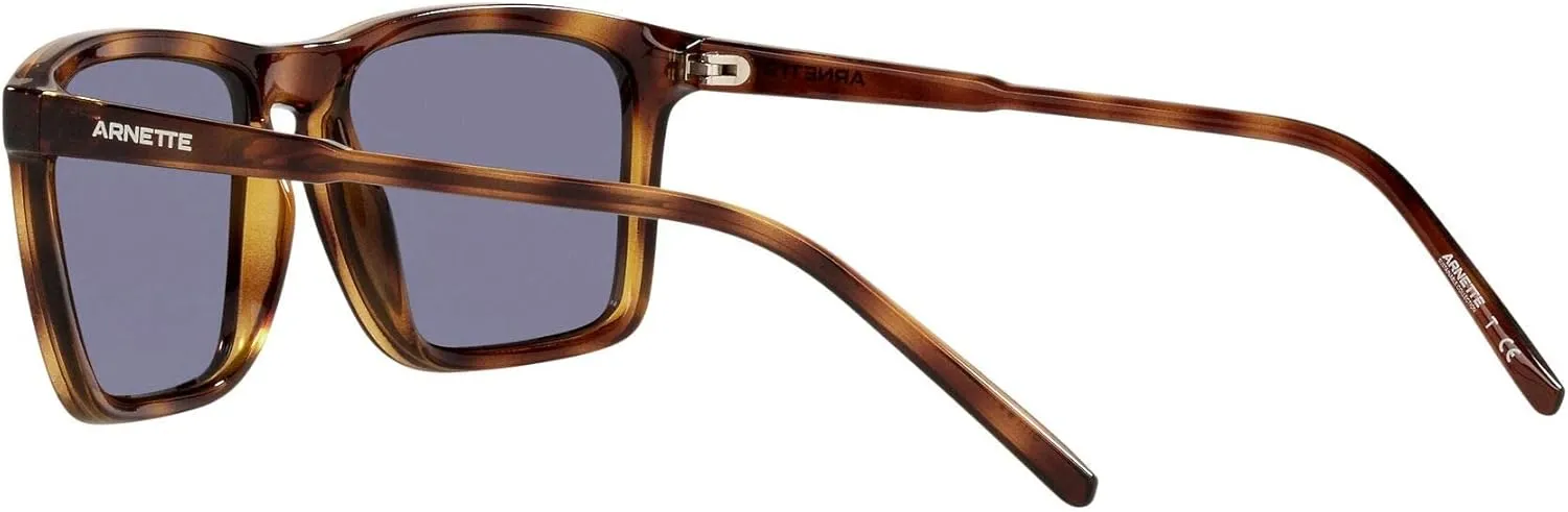 ARNETTE Man Sunglasses Black Frame, Dark Grey Lenses, 56MM