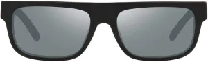 ARNETTE Man Sunglasses Black Frame, Grey Mirror Black Lenses, 55MM