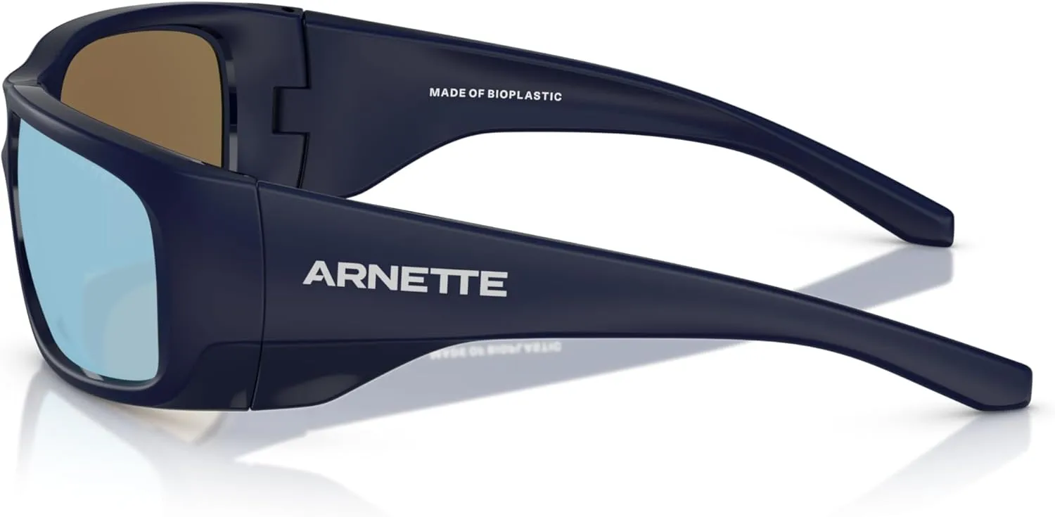ARNETTE Man Sunglasses Black Matte Top/Shiny Frame, Polar Grey Lenses, 62MM