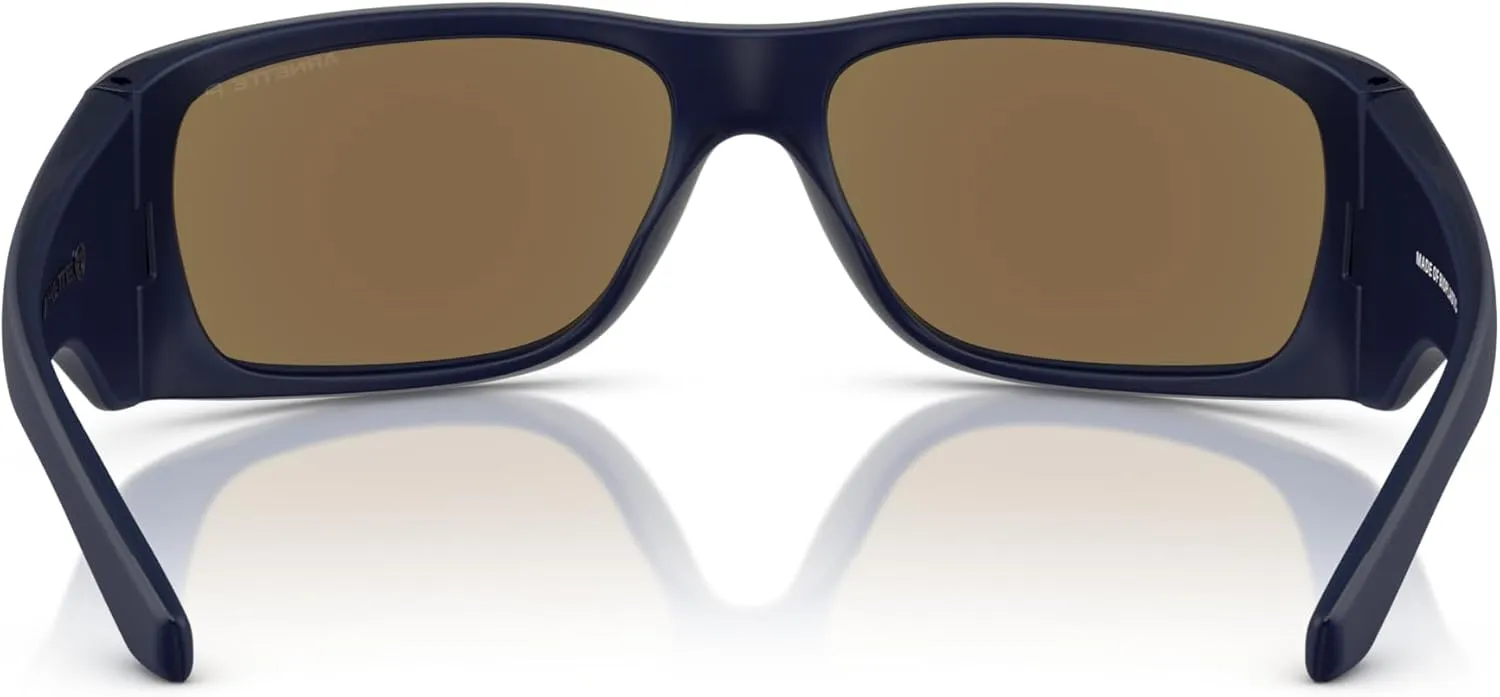 ARNETTE Man Sunglasses Black Matte Top/Shiny Frame, Polar Grey Lenses, 62MM