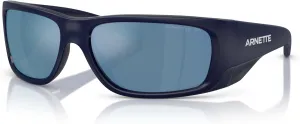 ARNETTE Man Sunglasses Black Matte Top/Shiny Frame, Polar Grey Lenses, 62MM