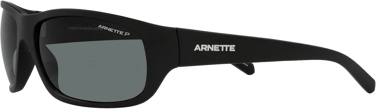 ARNETTE Man Sunglasses Crystal Frame, Light Grey Lenses, 63MM