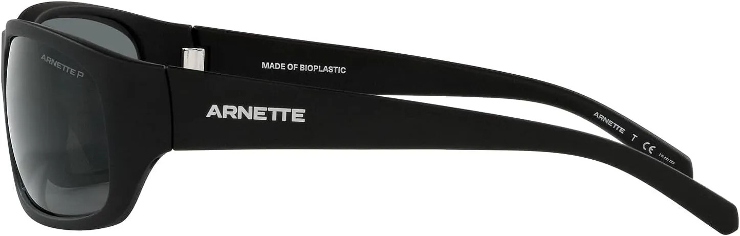 ARNETTE Man Sunglasses Crystal Frame, Light Grey Lenses, 63MM