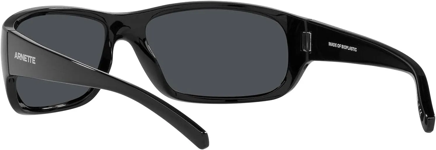 ARNETTE Man Sunglasses Crystal Frame, Light Grey Lenses, 63MM