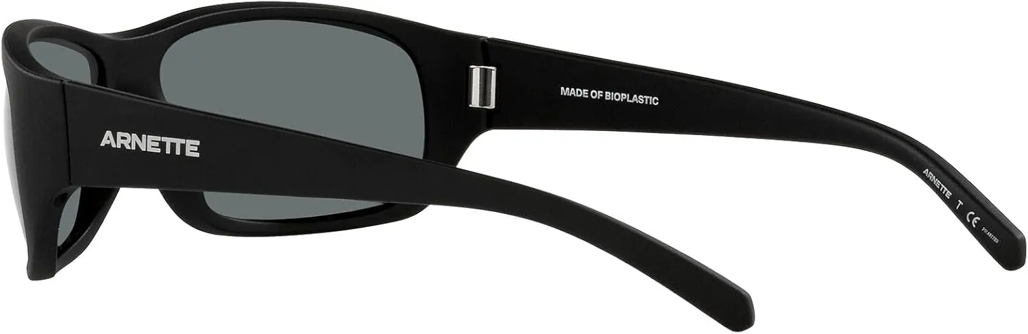 ARNETTE Man Sunglasses Crystal Frame, Light Grey Lenses, 63MM