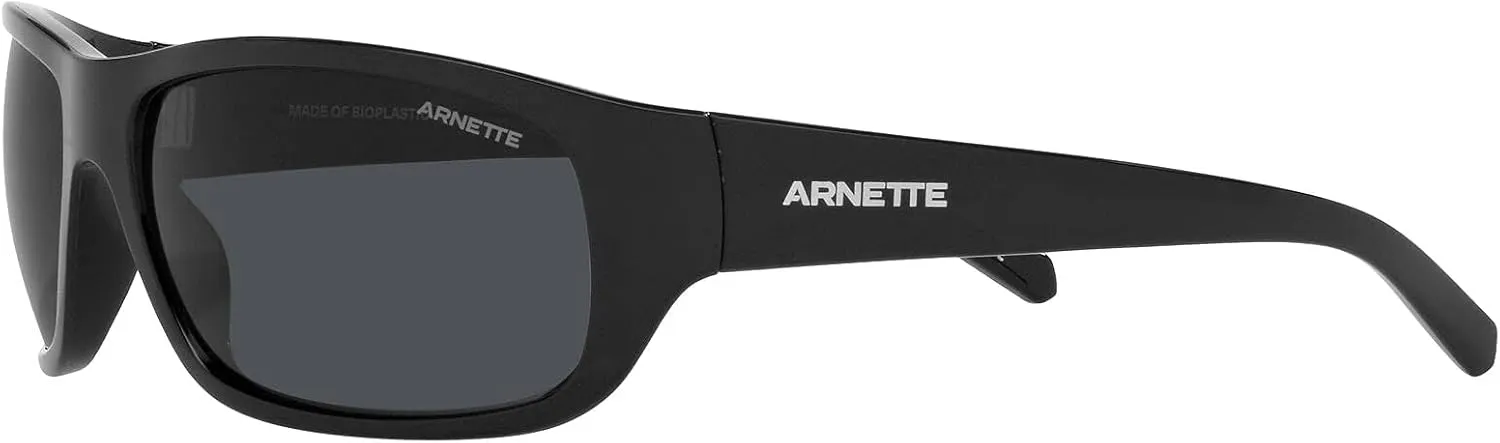 ARNETTE Man Sunglasses Crystal Frame, Light Grey Lenses, 63MM