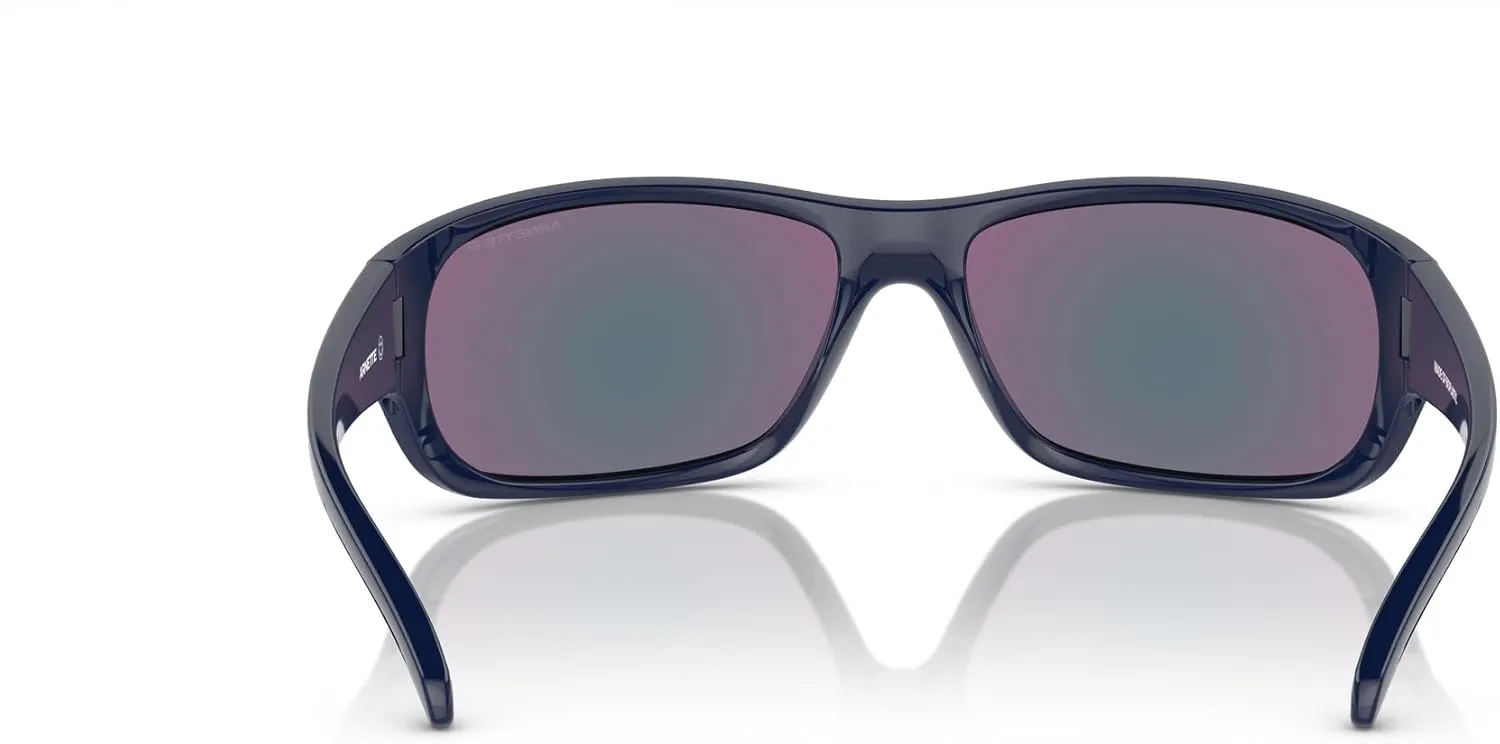 ARNETTE Man Sunglasses Crystal Frame, Light Grey Lenses, 63MM