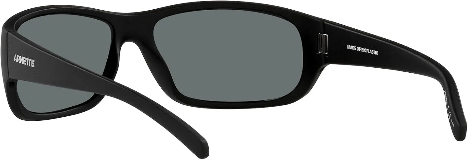 ARNETTE Man Sunglasses Crystal Frame, Light Grey Lenses, 63MM