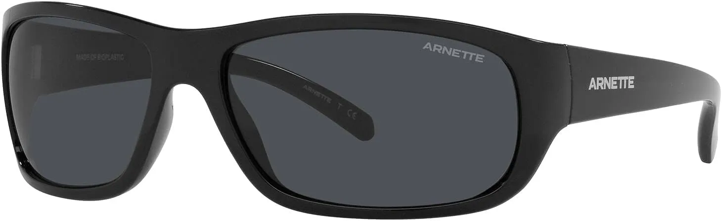 ARNETTE Man Sunglasses Crystal Frame, Light Grey Lenses, 63MM