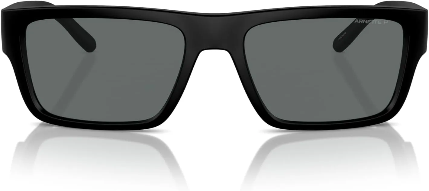 ARNETTE Man Sunglasses Frosted Sage Frame, Dark Green Lenses, 57MM