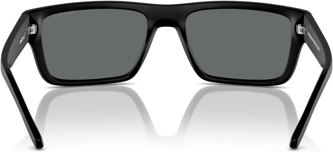 ARNETTE Man Sunglasses Frosted Sage Frame, Dark Green Lenses, 57MM