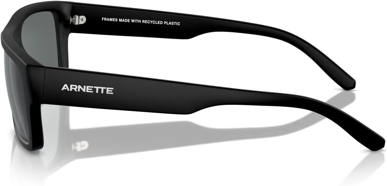 ARNETTE Man Sunglasses Frosted Sage Frame, Dark Green Lenses, 57MM