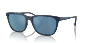 ARNETTE Man Sunglasses Matte Black Frame, Dark Grey Lenses, 57MM