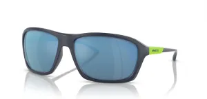 ARNETTE Man Sunglasses Matte Black Frame, Dark Grey Lenses, 63MM
