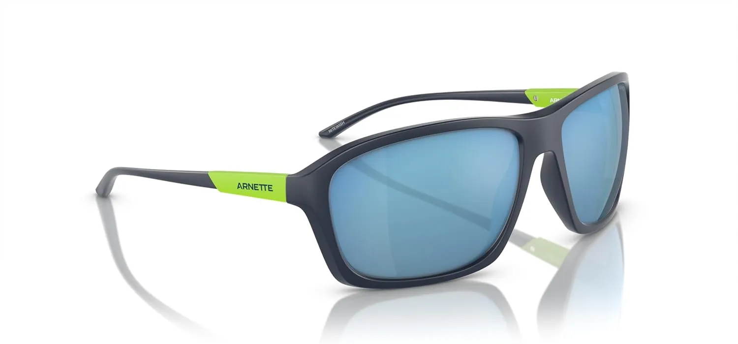 ARNETTE Man Sunglasses Matte Black Frame, Dark Grey Lenses, 63MM