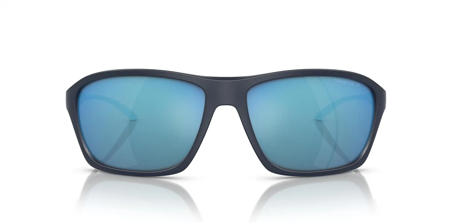 ARNETTE Man Sunglasses Matte Black Frame, Dark Grey Lenses, 63MM