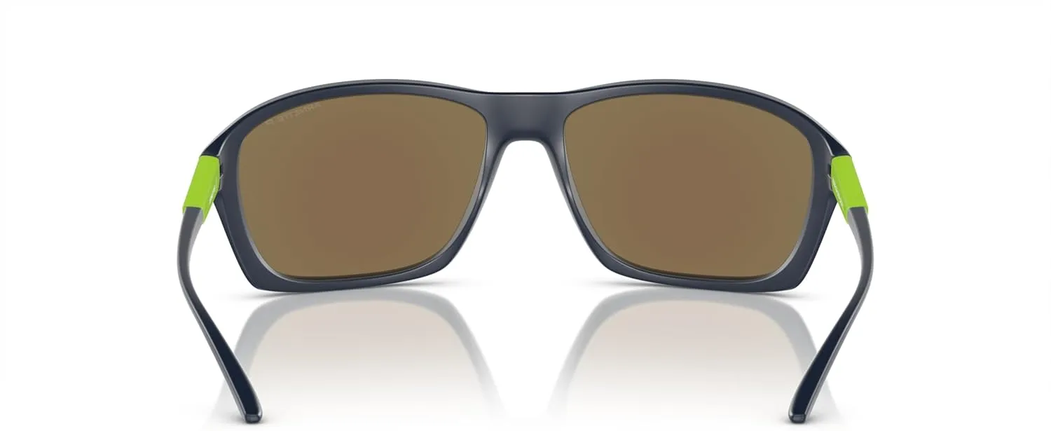 ARNETTE Man Sunglasses Matte Black Frame, Dark Grey Lenses, 63MM