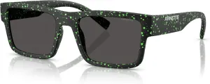 ARNETTE Man Sunglasses Matte Black Frame, Polar Dark Grey Lenses, 54MM
