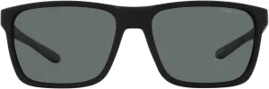 ARNETTE Man Sunglasses Matte Black Frame, Polarized Grey Lenses, 59MM