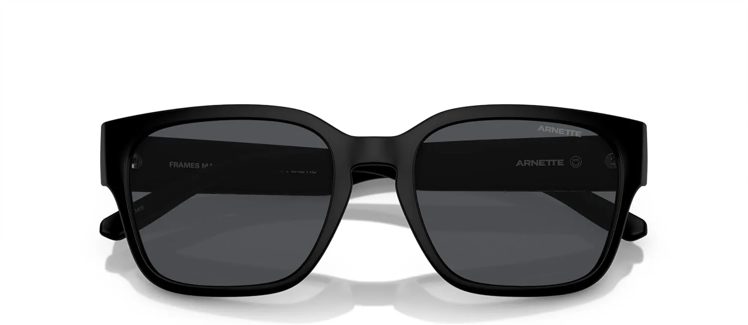 ARNETTE Man Sunglasses Matte Dark Blue Frame, Dark Blue Polarized Lenses, 54MM