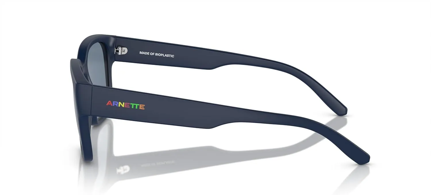 ARNETTE Man Sunglasses Matte Dark Blue Frame, Dark Blue Polarized Lenses, 54MM