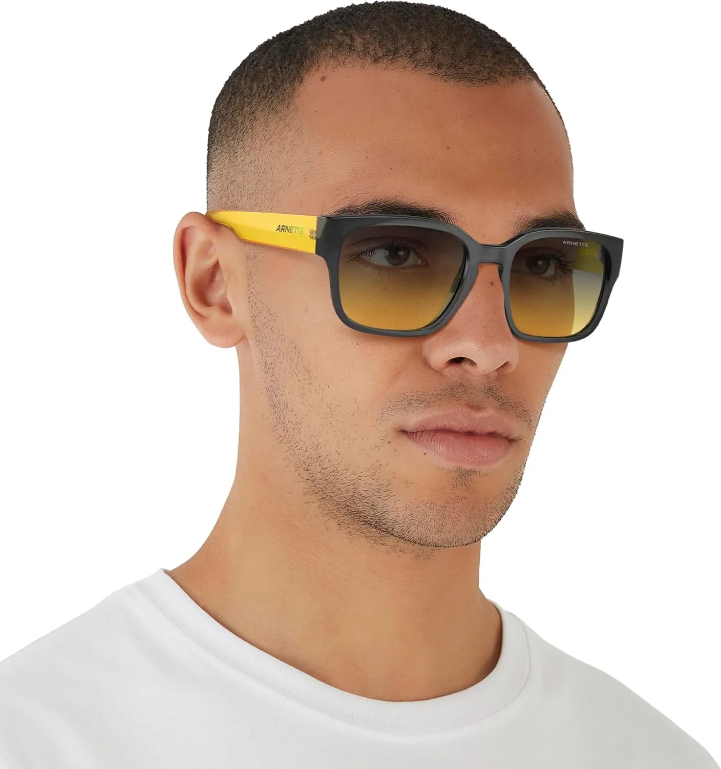 ARNETTE Man Sunglasses Matte Dark Blue Frame, Dark Blue Polarized Lenses, 54MM