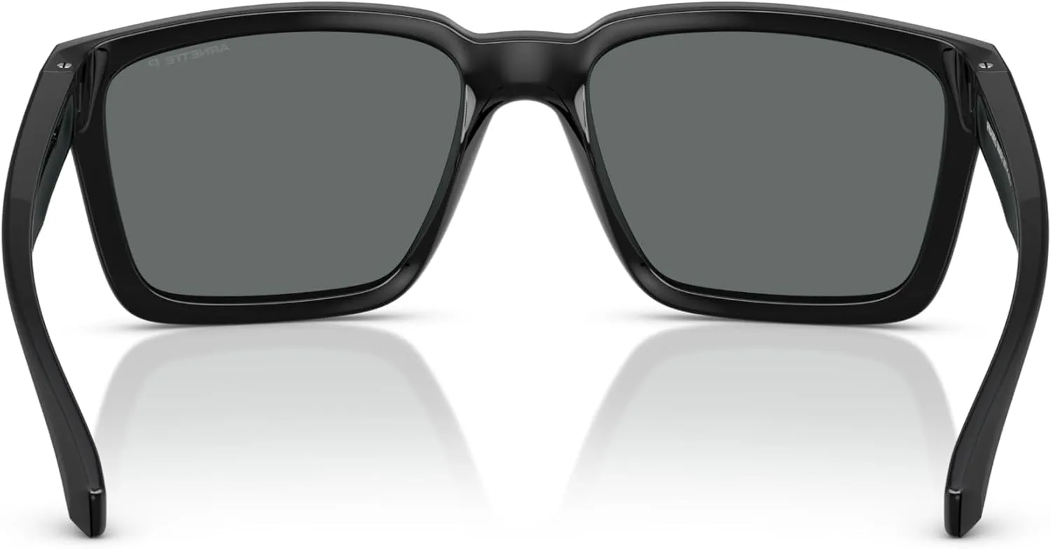 ARNETTE Man Sunglasses Medioum Grey Top Matte/Shiny Frame, Grey Mirror Orange/Yellow Lenses, 57MM