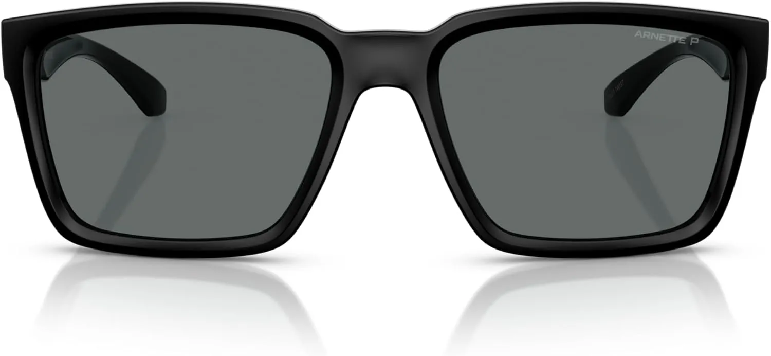 ARNETTE Man Sunglasses Medioum Grey Top Matte/Shiny Frame, Grey Mirror Orange/Yellow Lenses, 57MM