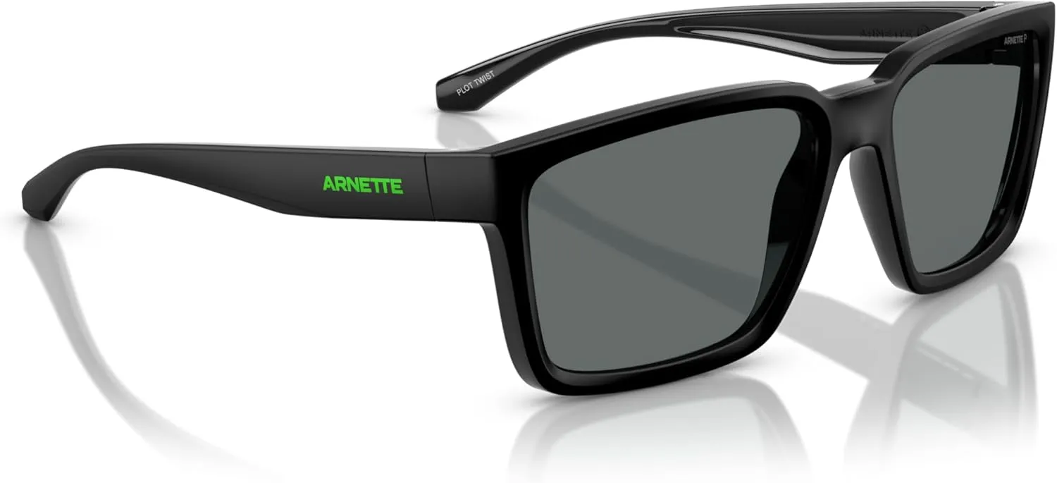 ARNETTE Man Sunglasses Medioum Grey Top Matte/Shiny Frame, Grey Mirror Orange/Yellow Lenses, 57MM