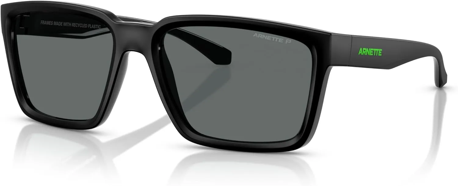 ARNETTE Man Sunglasses Medioum Grey Top Matte/Shiny Frame, Grey Mirror Orange/Yellow Lenses, 57MM