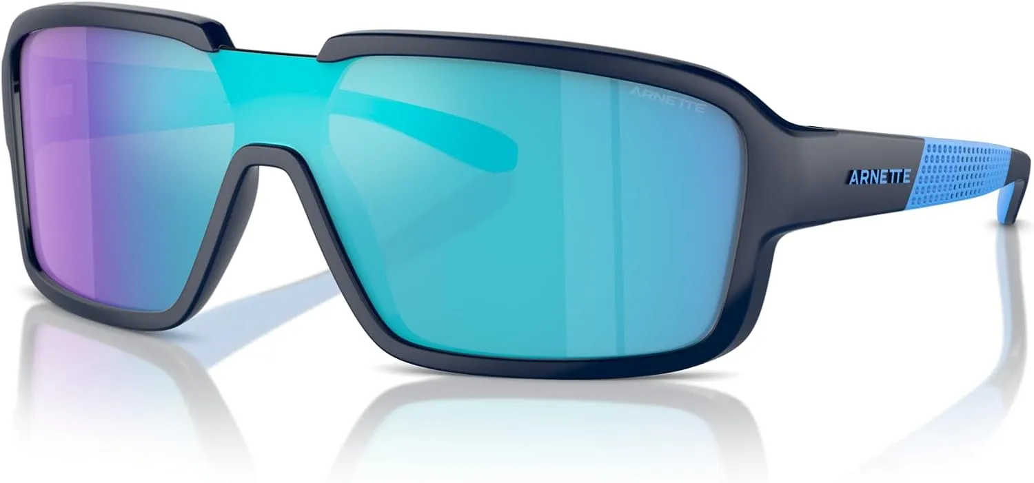 ARNETTE Man Sunglasses White Matte/Shiny Frame, Light Grey Mirror Silver Lenses, 0MM