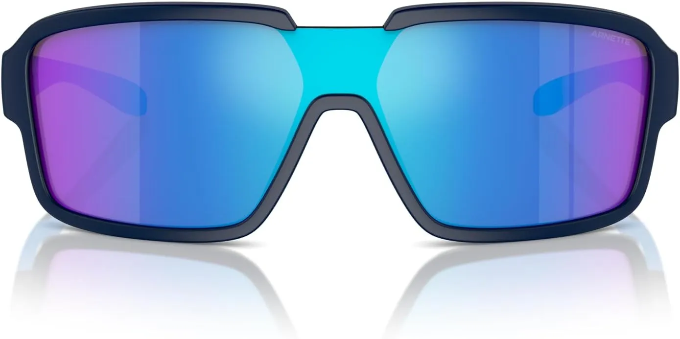 ARNETTE Man Sunglasses White Matte/Shiny Frame, Light Grey Mirror Silver Lenses, 0MM
