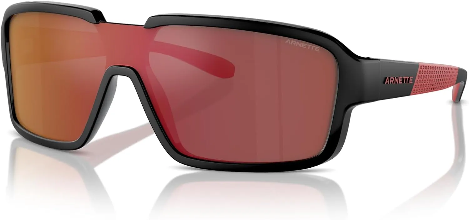 ARNETTE Man Sunglasses White Matte/Shiny Frame, Light Grey Mirror Silver Lenses, 0MM