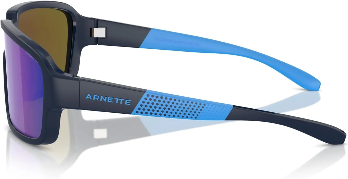 ARNETTE Man Sunglasses White Matte/Shiny Frame, Light Grey Mirror Silver Lenses, 0MM