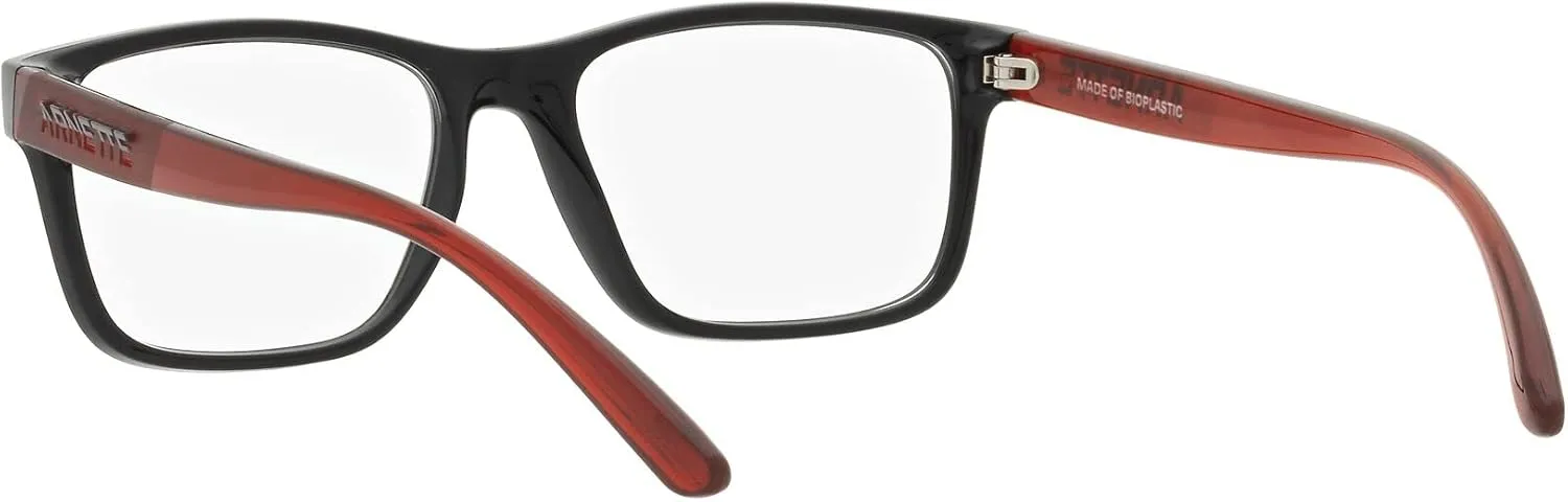 ARNETTE Men's An7231 Fakie Rectangular Prescription Eyewear Frames